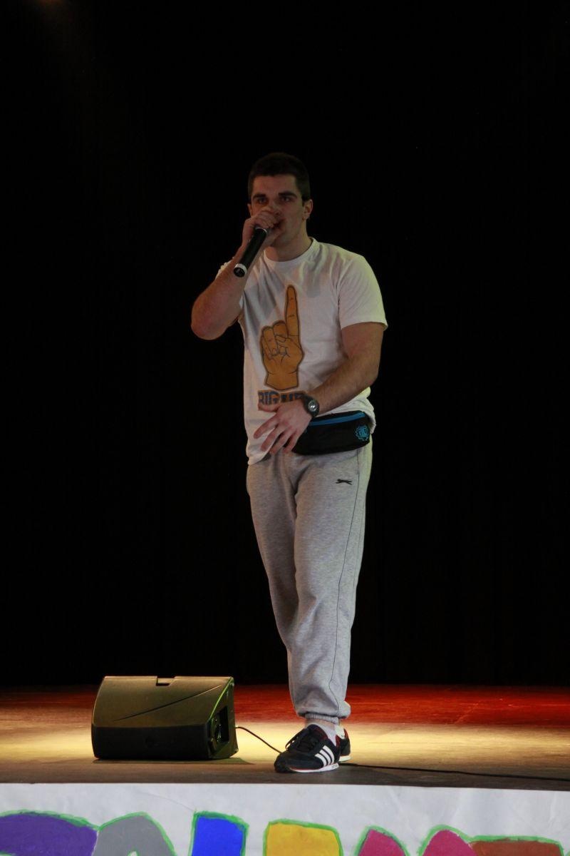 Brunon - beatboxer z Augustowa na scenie