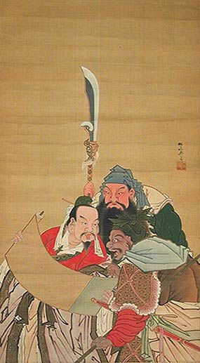 Bohaterowie "Opowieści o Trzech Królestwach" - Liu Bei, Zhang Fei i Guan Yu