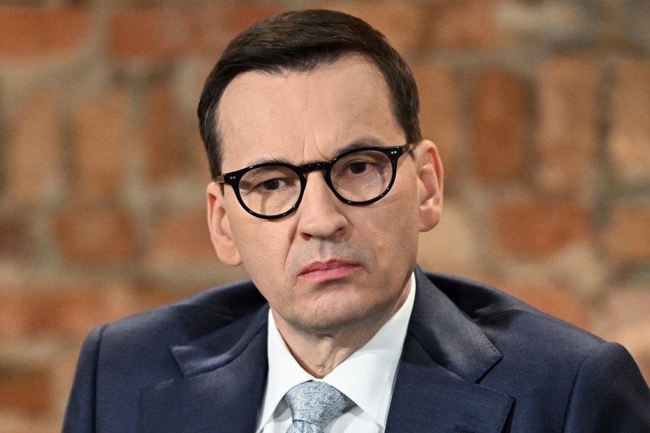 Były premier Mateusz Morawiecki. Fot. PAP/Radek Pietruszka