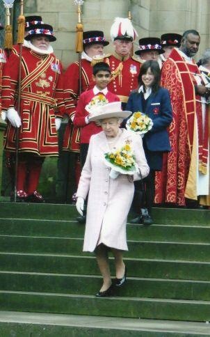 Królowa w Manchesterze w 2007 r.