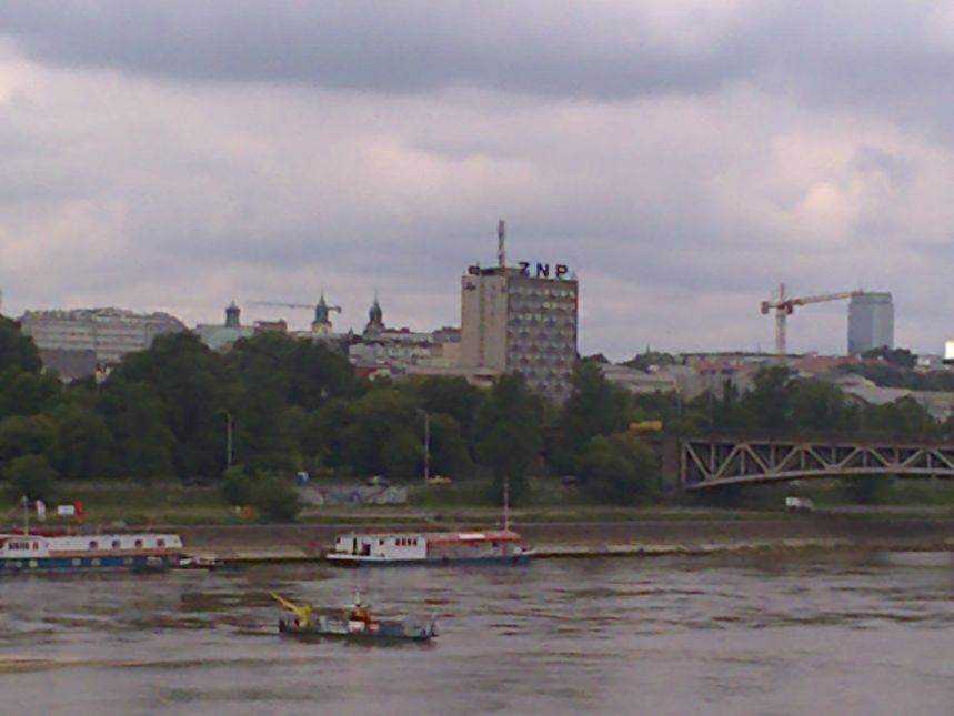 Panorama Warszawy z nad Wisły 2013