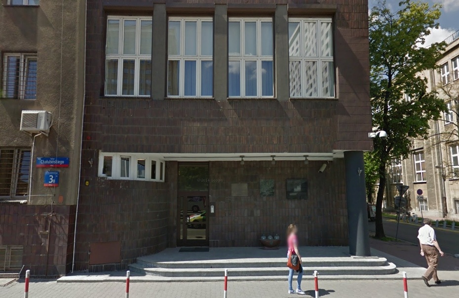 Tymczasowa siedziba CEK NATO w Warszawie, fot. Google Maps