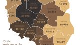 Ceny gruntów pokazują, że poza Polską centralną ceny są niskie, zwłaszcza na wschodzie i Pomorzu Zachodnim. 
Za wp.pl