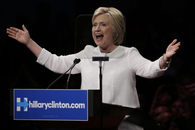 Hilary Clinton, fot. PAP/EPA/PETER FOLEY