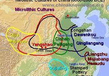 mapa rozmieszczenia kultur neolitycznych