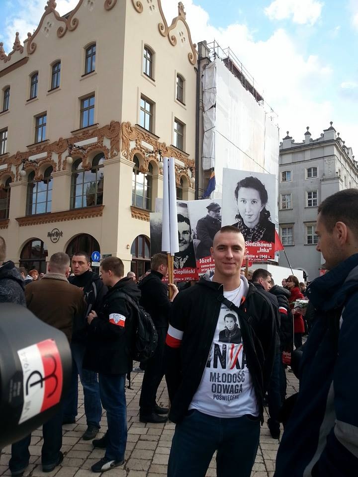 "Kolumbowie" drugiej dekady XXI wieku na krakowskim Rynku (1 marca 2014)