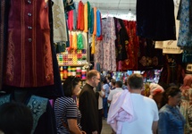 Bazar Oszski w Biszkeku, 22 lipca 2016.