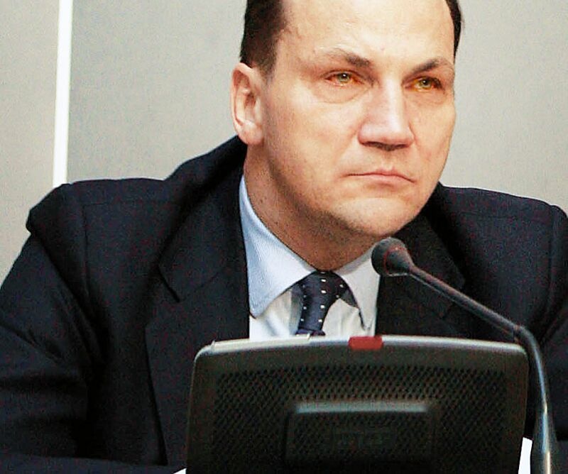 Radosław Sikorski - Minister Spraw Zagranicznych RP. autor: M. Borawski