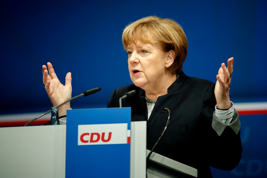 Angela Merkel, kanclerz Niemiec. Fot. PAP/EPA