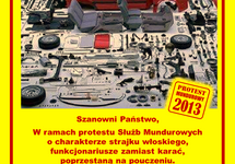 PROTEST MUNDUROWY 2013 - WŁOSKI STRAJK - INFORMACJA DLA PODRÓŻNYCH