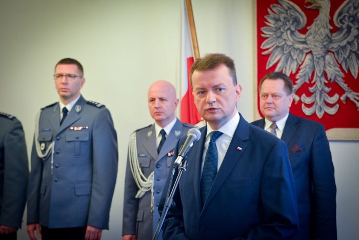 Szef MSWiA Mariusz Błaszczak - fot. portal mswia.gov.pl