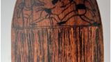 10_grzebień z czasów dynastii Qin z rysunkiem przedstawiającym zapasy