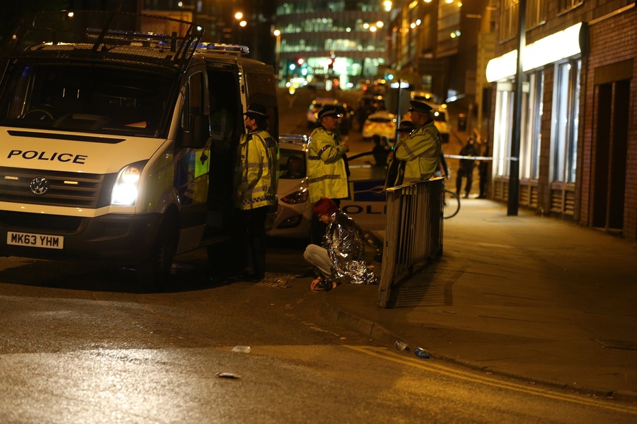 Zamach w Manchesterze. Fot. PAP/EPA