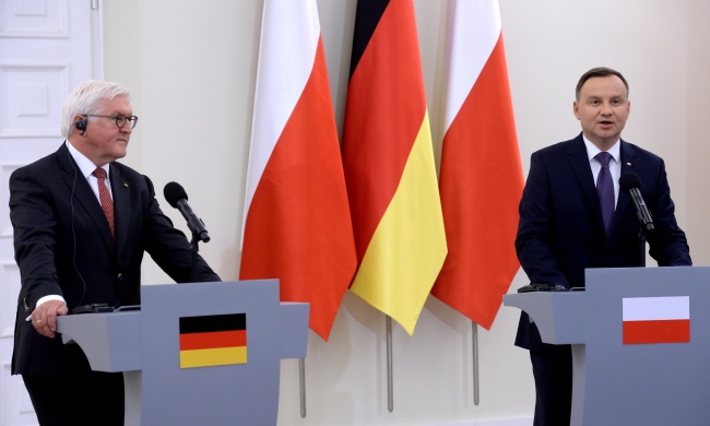 Andrzej Duda, Frank-Walter Steinmeier. fot.PAP/Jacek Turczyk