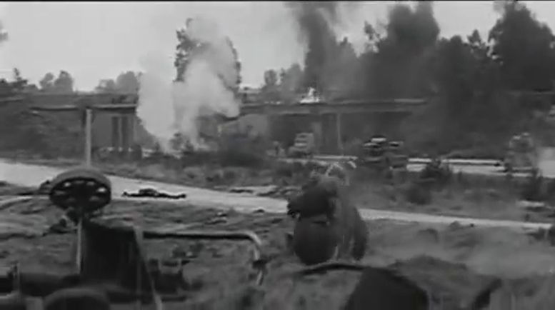 Kadr z filmu "Potem nastapi cisza" 1965