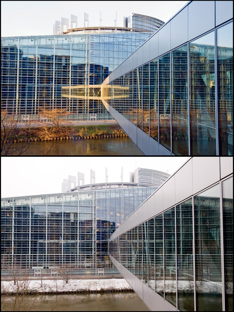 Parlament Europejski w Strasburgu. Jeden dzień, dwa oblicza. Fot.: European Parliament