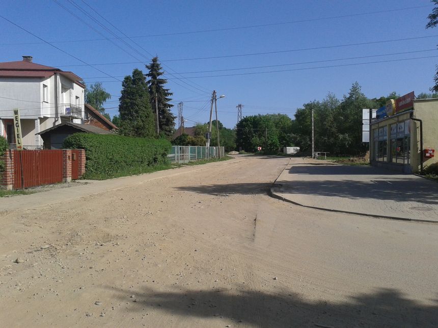 A na tym zdjęciu dla porównania ulica Grunwaldzka, stan z 19 maja 2013