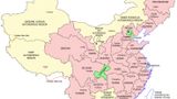 Mapa administracyjna Chin