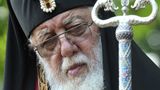 Ilia II, patriarcha cerkwi gruzińskiej, 2013. Obecnie prowadzi politykę zbliżenia z Rosyjską Cerkwią Prawosławną w Moskwie.