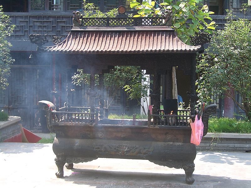 Taoistyczna Świątynia w Changchun poświecona Taisui - kadzielnica