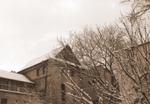 Synagoga Wysoka - w oddali