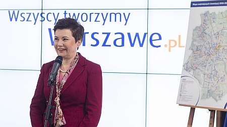 Prezydent Warszawy Hanna Gronkiewicz-Waltz, fot. TVN24/kadr z filmu