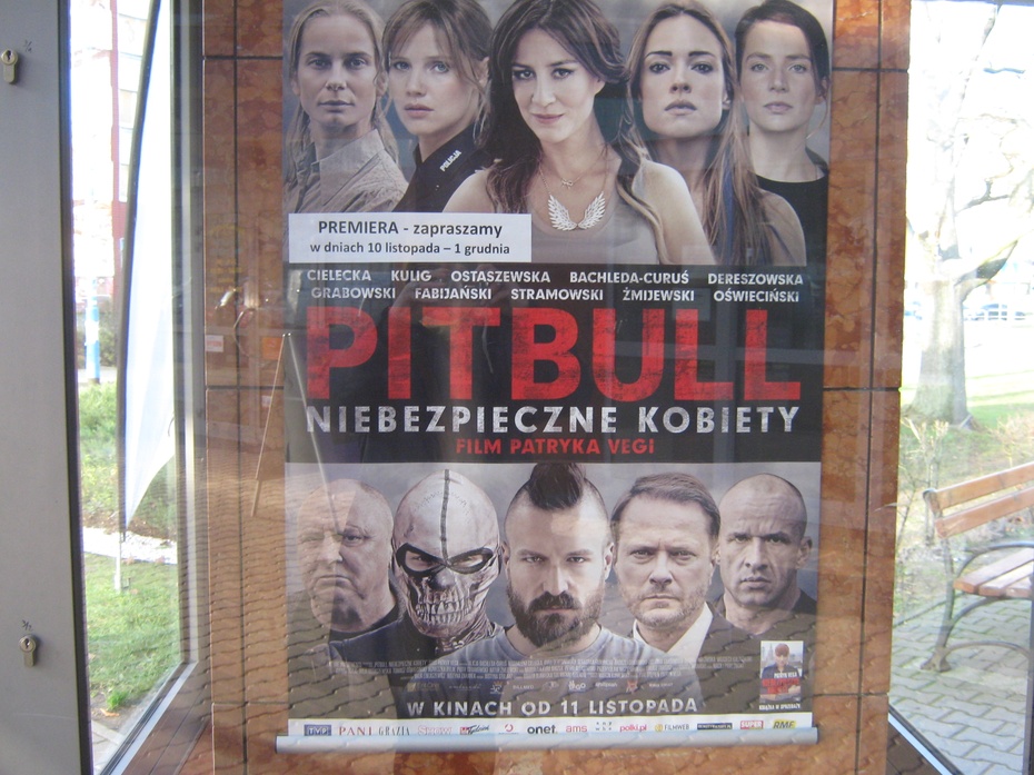 E. Zagrodzka Plakat do filmu " Pitbull. Niebezpieczne kobiety."