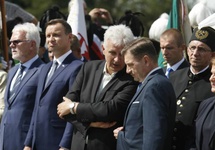 Prezydenta Andrzej Duda, Pan Dominik Kolorz i Pan Piotr Duda