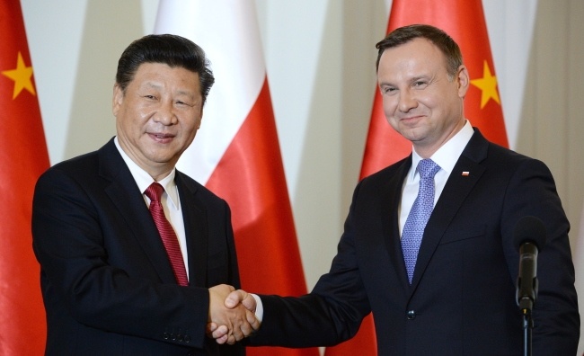 Andrzej Duda i Xi Jinping po ceremonii podpisania oświadczenia o partnerstwie Polski i Chin, fot. PAP/Jacek Turczyk