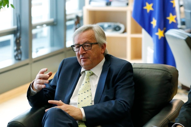 Jean-Claude Juncker jest wściekły na Brytyjczyków. Fot. PAP/EPA