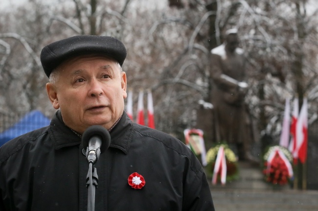 Jarosław Kaczyński. Fot. PAP/Paweł Supernak
