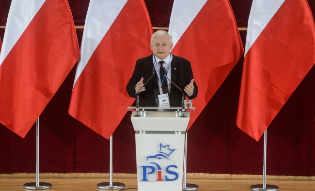 Jarosław Kaczyński. Fot. PAP/Jakub Kamiński