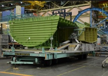 Figure 7. Boeing keel  on the production hall  in Indonesia