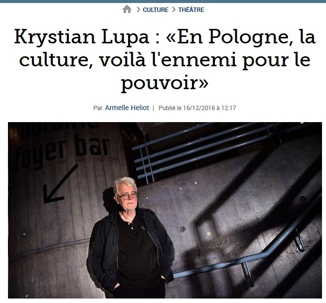 skrin z Le Figaro dziś