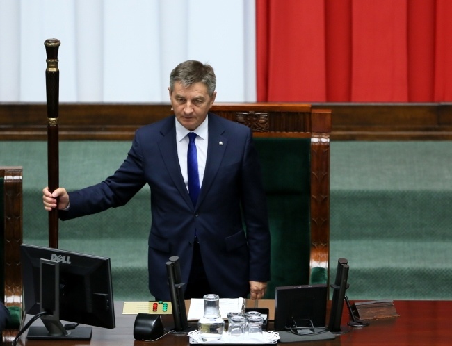 Marek Kuchciński nie został odwołąny z funkcji marszałka Sejmu, fot. PAP/Tomasz Gzell