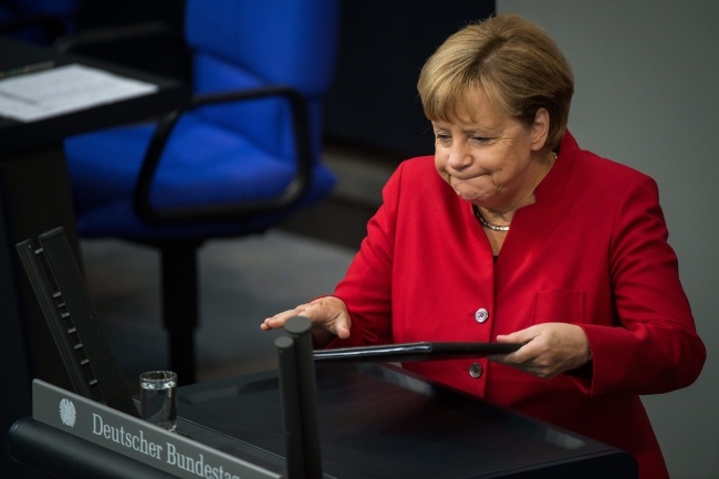 Angela Merkel, 7.09.2016. Fot. EPA/Sophia Kembowski