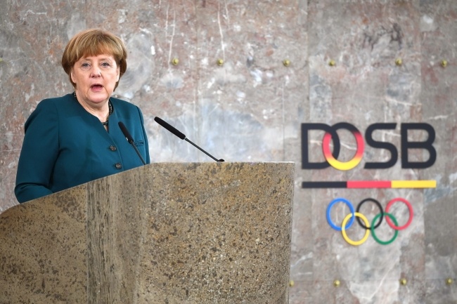 Angela Merkel, fot. PAP/EPA/ARNE DEDERT