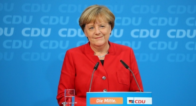 Angela Merkel będzie się ubiegać o czwartą kadencję na stanowisku kanclerz Niemiec. fot. PAP/EPA/KAY NIETFELD