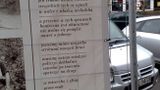 Motto wystawy plenerowej poświęconej Żołnierzom Wyklętym, zorganizowanej przez IPN na ul. Grójeckiej w Warszawie.  Fot.13.09 br