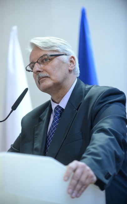 Minister Witold Waszczykowski. fot. PAP/ Marcin Obara