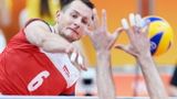 Bartosz Kurek, podczas meczu Polska - Rosja w grupie B turnieju siatkarskiego. fot. PAP/Adam Warżawa