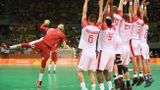 Mecz półfinałowy turnieju piłki ręcznej mężczyzn Polska- Dania. fot. PAP/Bartłomiej Zborowski