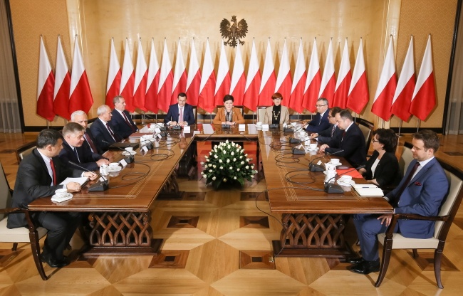 Pierwsze posiedzenie Komitetu Ekonomicznego Rady Ministrów. fot.PAP/Paweł Supernak