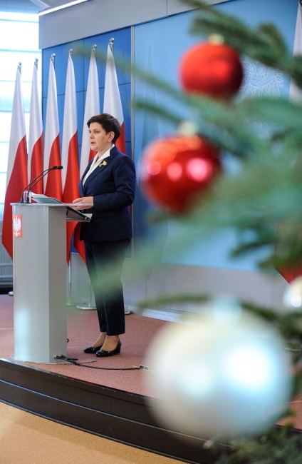 Premier Beata Szydło. Fot. PAP/Marcin Obara