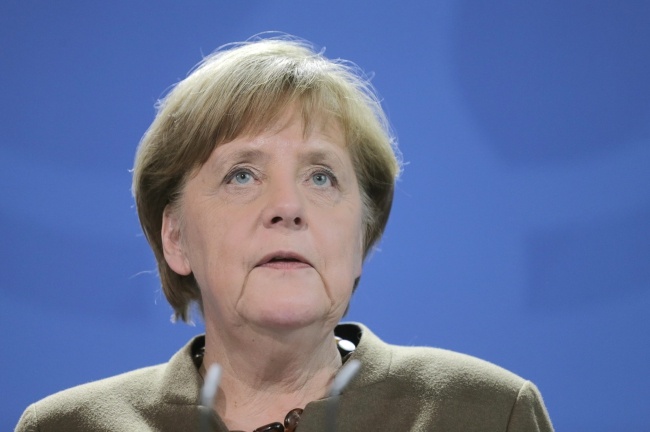 Kanclerz Angela Merkel. fot. PAP/EPA/KAY NIETFELD