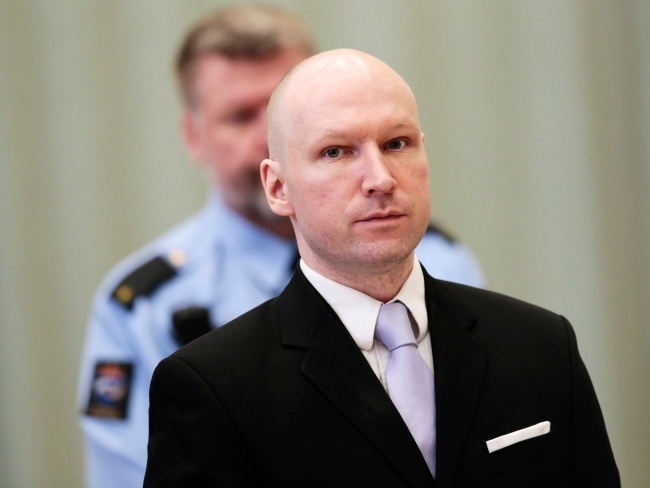 Anders Breivik. fot. PAP/EPA/Lise Aserud