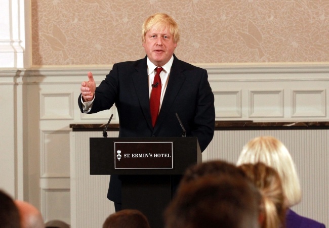 Boris Johnson zrezygnował z kandydatury na premiera WB, fot.  PAP/EPA/SEAN DEMPSEY