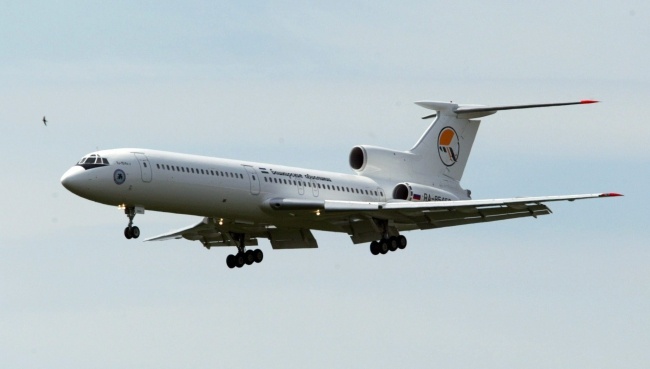 Rosyjski samolot TU-154. fot.PAP/EPA/SERGEI ILNITSKY