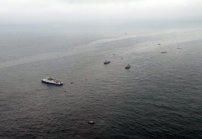 Poszukiwania na Morzu Czarnym. Źródło: PAP/EPA