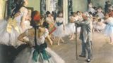 Edgar Degas, Lekcja tańca, olej na płótnie, 1873-1876. Paryż, Musee d'Orsay.
